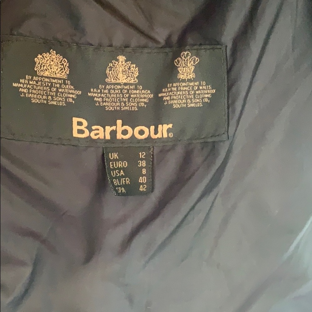 Barbour Quilted Black